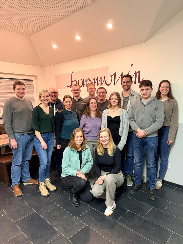 Gruppenbild des Vorstandes der Blaskapelle Harmonie Lembeck